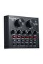 Intelligent Volume Adjustable Audio Mixer Sound Card with Multi-Channel Input, Real-Time Voice Effects