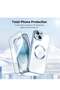iPhone 15 Case with Integrated Camera Lens Protection [TOP N56 Magnets] [Military Grade Drop Protection] for Magsafe Women Men iPhone 15 Cover Case 6.1" Blue - 2