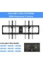 32-85" TV Wall Mount Bracket: Tilt Ultra Slim Fixed for LED LCD OLED Plasma TVs, 132 lbs - 3
