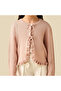Ruffle Detail Cardigan with Long Sleeves - 4