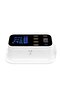 Multi-Port USB Fast Charging Station White – 8-Port Desktop Charger with QC 3.0 & Intelligent LED Display - 5