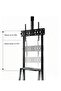 Mobile TV Stands Cart on Wheels for 42 to 86 Inch LED Flat/Curved TVs, Height Adjustable Shelves - 2