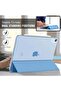 Trifold Stand Case in Sky Blue for iPad Air 2024 (13-Inch) & iPad Pro 12.9-Inch (4th/5th/6th Gen) – Includes Pencil Holder - 5