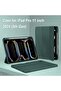 iPad Pro 11 inch Case (2024, M4 5th Gen) with Pencil Holder – Slim Smart Protective Cover - 3
