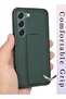 Samsung Galaxy S23 Plus Green Case – Magnetic Stand, Hand Strap, Car Mount, and Finger Grip Kickstand with Premium Silicone - 3