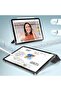 Space Grey Slim Smart Cover for iPad Pro 13-Inch M4 (2024) - Hard Back Shell with Adjustable Stand and Auto Wake/Sleep Function - 5