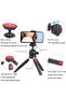 MT-35 - Table Top Mini Portable Fold-able Extendable Tripod Stand for Mobile Phones and DSLR & Digital Cameras - 2