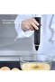 Milk Frother, Handheld Electric Foam Maker for Lattes - Whisk Drink Mixer with 2 Stainless Whisks, 3-Speed Adjustable - 5
