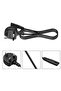 2 Prong AC Power Cord Cable 5FT – Universal AC Wall Plug Compatible with Samsung LG TCL Sony TV, HP Printers - 5