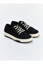 Vizyon New Season Black Thick Soled Women's Sports Shoes