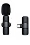 Mini Lavalier Microphone Clip-on Omnidirectional Mic Transmitter Receiver D11087-1—JA Black
