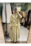 Collar Detailed Skirt Suit - 2