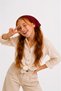 Girl's Mesh Knitted Bandana with Holes Knitwear Hair Bandana Summer Cotton Beach Compatible - 3