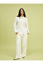 Plain Linen Blended Women's Shirt Tunic - 2