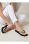 Luna Black Stone Special Design Handcrafted Special Design Non-Painful Flip-Flops Women's Summer Slippers - 3