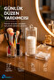 3-Piece Transparent Makeup Organizer Set Cotton Swab Box and Brush Organizer - 2