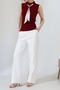 Women's Sandy Scarf Detailed Sleeveless Blouse - 3