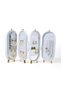 Jewelry Earrings Ring Mirror Foldable Jewelry Box Organizer and Standing Jewelry Stand