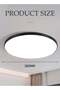 LED Ceiling Light, Waterproof PP Plastic, Modern, Dustproof, Moisture/Insect Proof, 6500K, 24W - 2