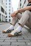 Etayger Beige Khaki Sneaker Unisex Comfortable Lightweight Daily Sports Shoes