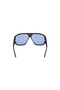 Shiny Black Uv400 Injected Unisex Sunglasses - 4