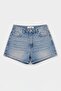 شورت جينز نسائي أزرق 4s6-32 من ماركة Mom Mini Fit - 3