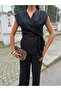 Women's Linen Side-Tie Vest and Pants Set - 3