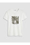 Original Oval Collar Printed Women's T-Shirt - 5