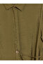 Green Patterned Modal Blend Women's Shirt Tunic - 6