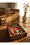 Emerald Stone Natural Gemstone Wooden Boxed Necklace and Bracelet Set