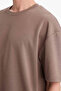 Anti-Wrinkle Cotton Breathable Oversize T-Shirt X3926Az26Sp - 4