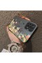 Samsung Galaxy A52 Compatible Silicone Edge Hard Back Case Couple Phone Case with Floral Pattern - 4