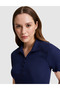 Navy Blue Slim Fit Polo Collar T-Shirt 50325457-Vr033 - 2