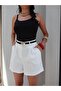 High Waist Pleated Shorts