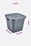 Embroidery Multi-Purpose Box Set of 2 Smoked - 16 Lt - 3
