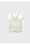 Newborn Baby Boy Linen Salopet Suit Beige