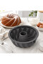 Set of 2 Silicone Cake Molds Gray Pink Spiral Bundt Cake Mold Flexible Non-Stick Easy Release - 6