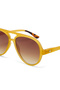 Alessio Unisex Sunglasses Transparent Yellow / Lens: Brown Gradient Ok021-Tye - 6