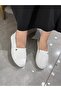 Women's flat shoes with elastic buckle - 2