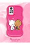 Redmi Note 12 Pro 4g Compatible Case Camera Protection Red Silicone Couple Phone Case Cute Pattern - 2