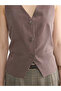 Esvab • Modern & Distinctive V Planting Linen Blend Women's Classic Vest - 3