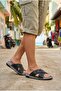 253-201 Anatomical Comfortable Lightweight Men's Slippers with Buckle Detail - 2