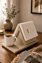 Decorative Book Stand - Book Reading Stand and Book Holder with Cup Holder |   Desktop Bookshelf Organizer