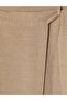 Trendlucky Wrap Cut Skirt with Elastic Waist and Contrast Trim - 2