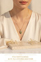 Cute Cartoon Character Figured Necklace with Yellow Color Steel Chain - Stylish and Fun Design - 7
