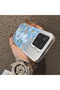 Mi 15 5g Compatible Silicone Edge Hard Back Case Couple Phone Case with Floral Pattern - 4
