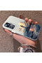 Mi 12t Pro Compatible Silicone Edge Hard Back Case Couple Phone Case Tower Patterned - 2