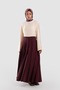 Pilikaşe Detailed Elastic Tensel Skirt Plum - 7