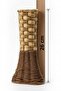 Rattan Akasya 4203 Triangle Vase - Knitted Flower Vase Multi-Purpose Decorative Rattan Vase - 4