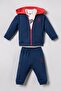 Baby Boy Printed Blue Cardigan Set Usb3171-C-V1